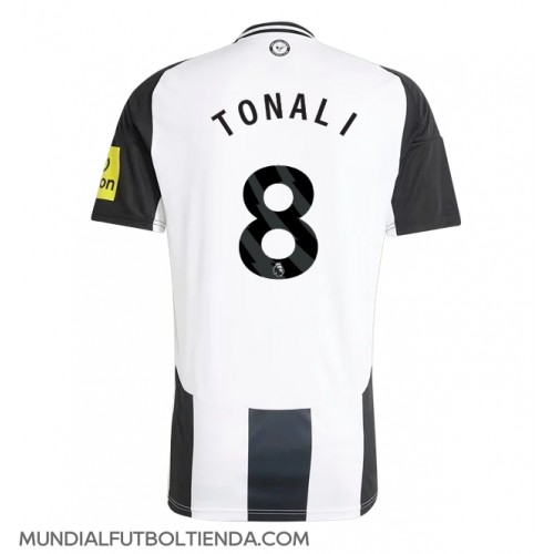 Camiseta Newcastle United Sandro Tonali #8 Primera Equipación Replica 2024-25 mangas cortas